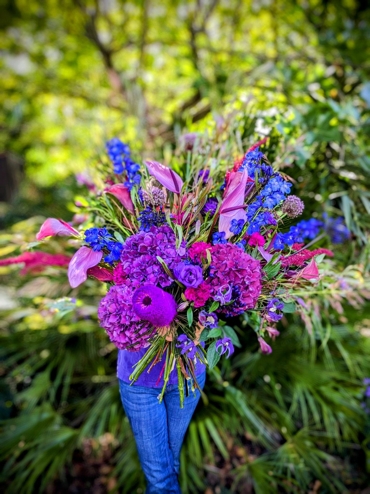 Composition florale de collection Raretés, pièce unique - La Lunaire Boucau